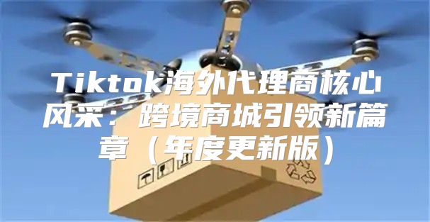 Tiktok海外代理商核心风采：跨境商城引领新篇章年度更新版