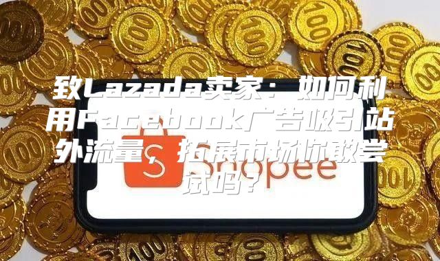 致Lazada卖家：如何利用Facebook广告吸引站外流量，拓展市场你敢尝试吗？