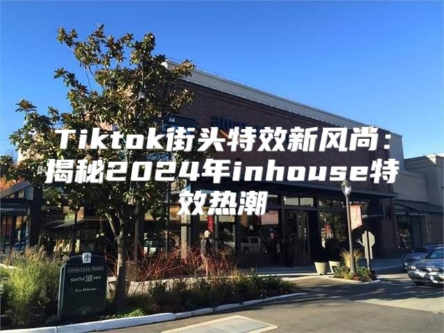 Tiktok街头特效新风尚：揭秘2025年inhouse特效热潮