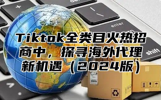 Tiktok全类目火热招商中，探寻海外代理新机遇2025版