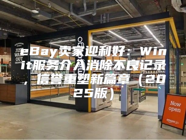 eBay卖家迎利好：Winit服务介入消除不良记录，信誉重塑新篇章2025版