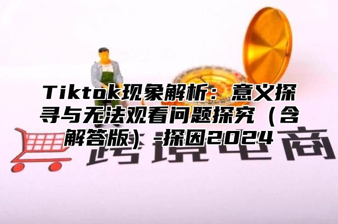 Tiktok现象解析：意义探寻与无法观看问题探究含解答版-探因2025