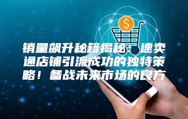 销量飙升秘籍揭秘：速卖通店铺引流成功的独特策略！备战未来市场的良方