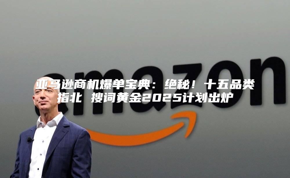 亚马逊商机爆单宝典：绝秘！十五品类指北 搜词黄金2025计划出炉