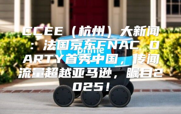 CCEE杭州大新闻⑥：法国京东FNAC DARTY首秀中国，传闻流量超越亚马逊，瞩目2025！