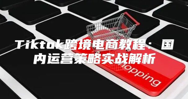 Tiktok跨境电商教程：国内运营策略实战解析