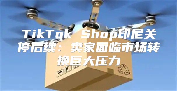 TikTok Shop印尼关停后续：卖家面临市场转换巨大压力