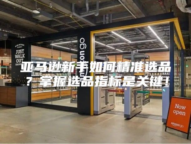 亚马逊新手如何精准选品？掌握选品指标是关键！