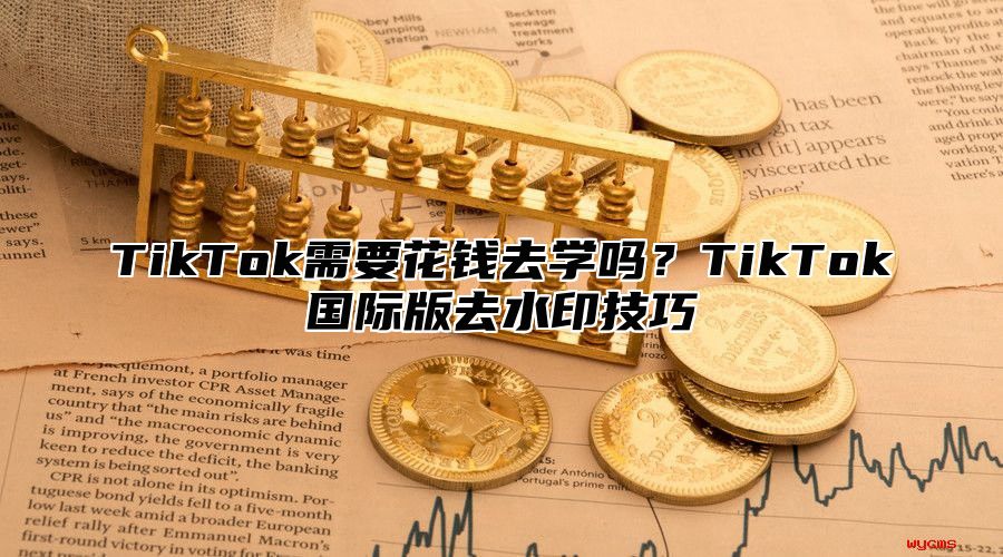 TikTok需要花钱去学吗？TikTok国际版去水印技巧