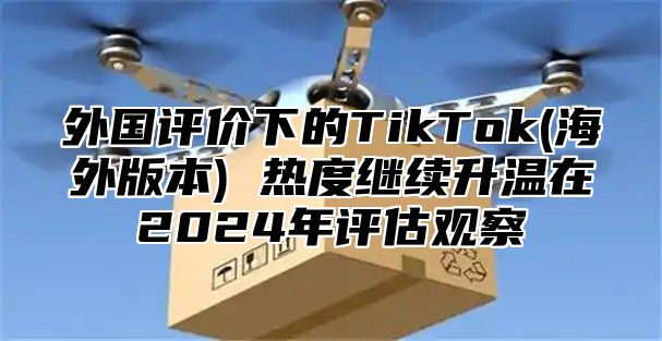 外国评价下的TikTok(海外版本) 热度继续升温在2025年评估观察