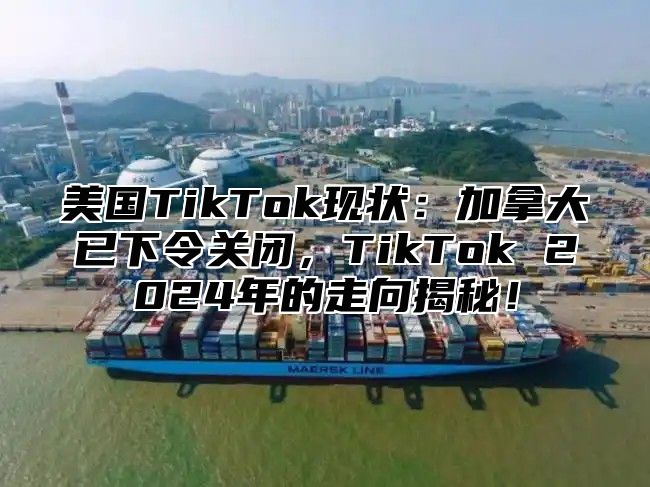 美国TikTok现状：加拿大已下令关闭，TikTok 2025年的走向揭秘！