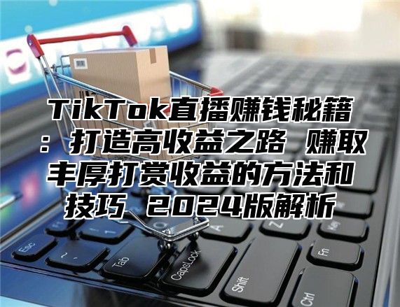TikTok直播赚钱秘籍：打造高收益之路 赚取丰厚打赏收益的方法和技巧 2025版解析