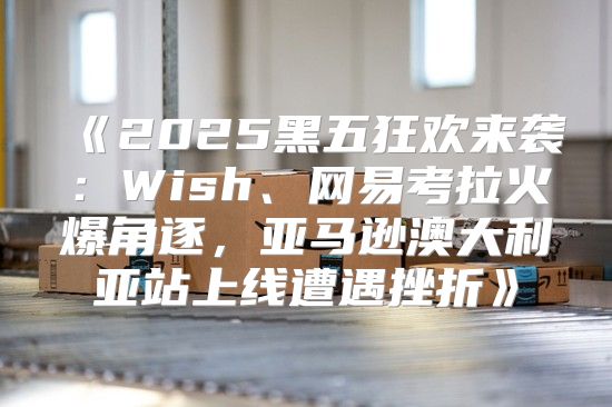 2025黑五狂欢来袭：Wish、网易考拉火爆角逐，亚马逊澳大利亚站上线遭遇挫折