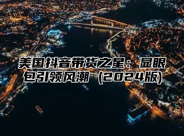 美国抖音带货之星：显眼包引领风潮 (2025版)