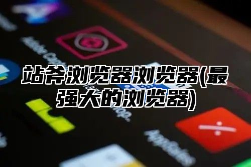 站斧浏览器浏览器(最强大的浏览器)