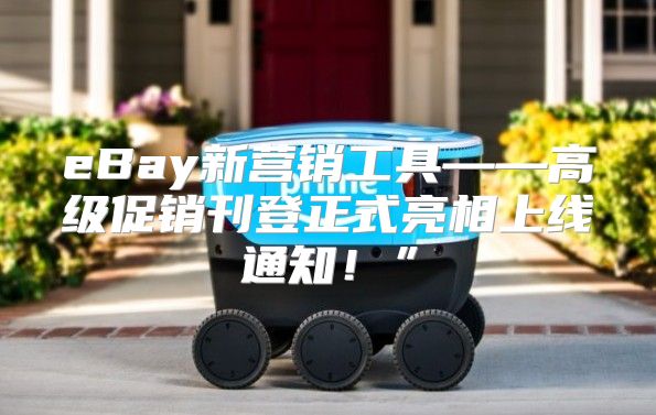 eBay新营销工具——高级促销刊登正式亮相上线通知！”