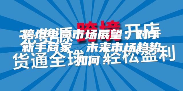 跨境电商市场展望：对于新手商家，未来市场趋势如何？