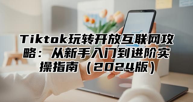 Tiktok玩转开放互联网攻略：从新手入门到进阶实操指南2025版