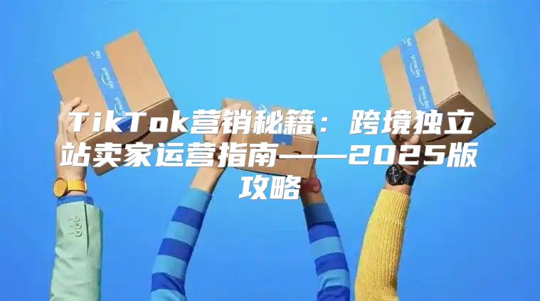 TikTok营销秘籍：跨境独立站卖家运营指南——2025版攻略