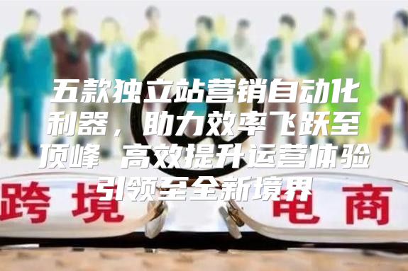 五款独立站营销自动化利器，助力效率飞跃至顶峰 高效提升运营体验引领至全新境界