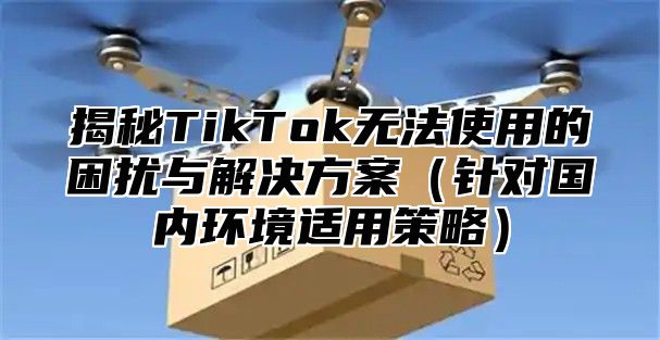 揭秘TikTok无法使用的困扰与解决方案针对国内环境适用策略
