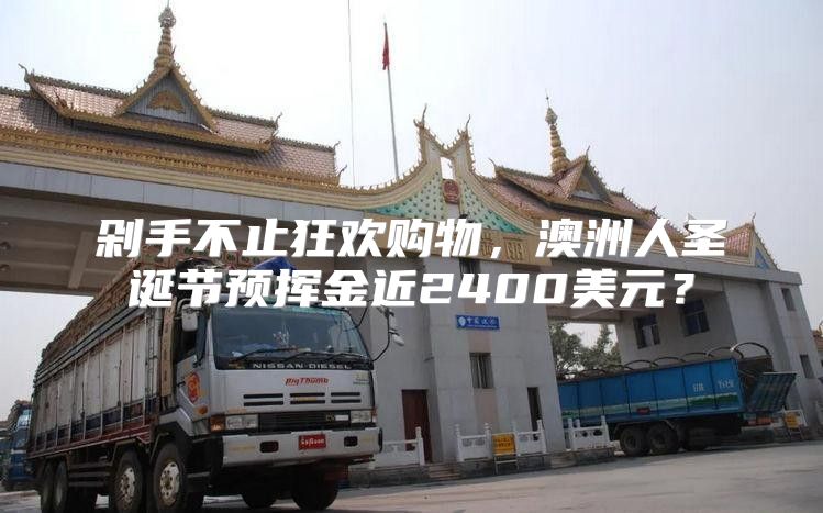 剁手不止狂欢购物，澳洲人圣诞节预挥金近2400美元？