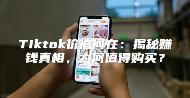 Tiktok价值何在：揭秘赚钱真相，为何值得购买？