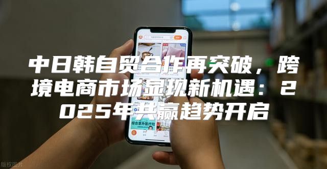 中日韩自贸合作再突破，跨境电商市场显现新机遇：2025年共赢趋势开启
