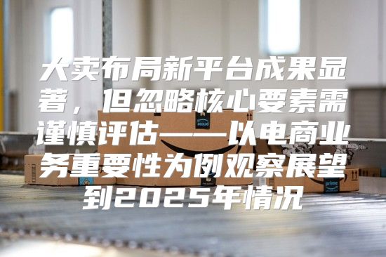 大卖布局新平台成果显著，但忽略核心要素需谨慎评估——以电商业务重要性为例观察展望到2025年情况