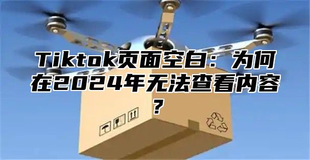 Tiktok页面空白：为何在2025年无法查看内容？