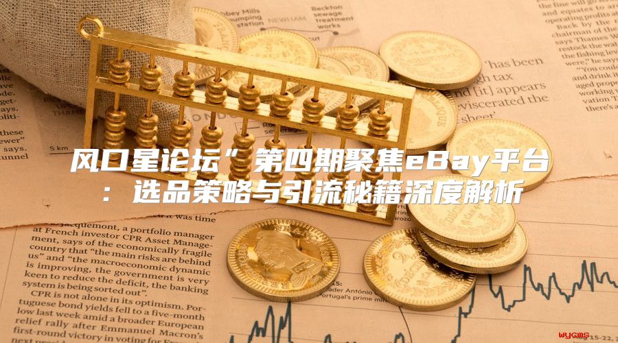风口星论坛”第四期聚焦eBay平台：选品策略与引流秘籍深度解析
