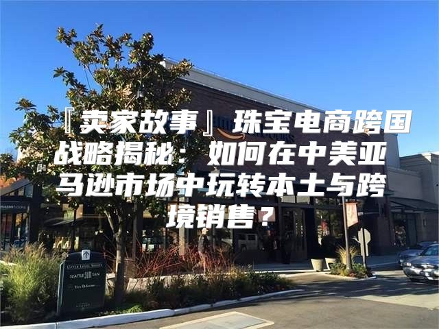 『卖家故事』珠宝电商跨国战略揭秘：如何在中美亚马逊市场中玩转本土与跨境销售？