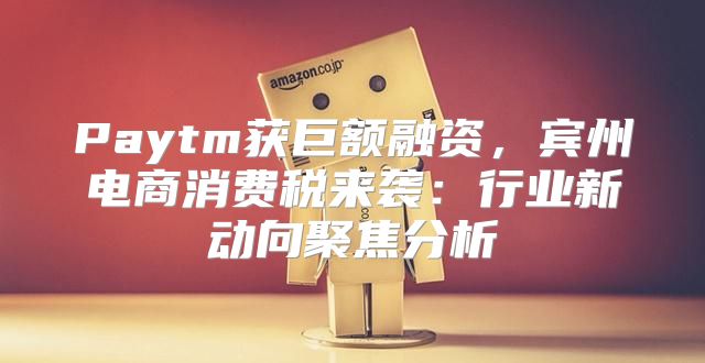 Paytm获巨额融资，宾州电商消费税来袭：行业新动向聚焦分析