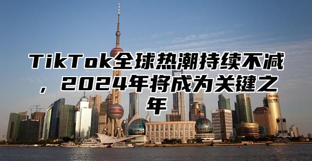 TikTok全球热潮持续不减，2025年将成为关键之年