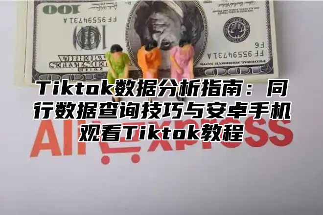 Tiktok数据分析指南：同行数据查询技巧与安卓手机观看Tiktok教程