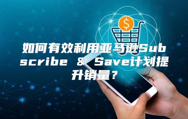 如何有效利用亚马逊Subscribe & Save计划提升销量？