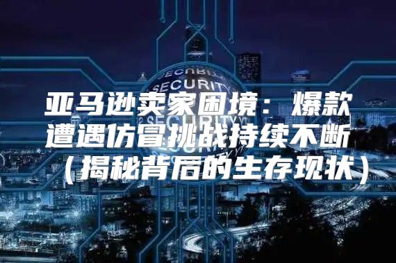亚马逊卖家困境：爆款遭遇仿冒挑战持续不断揭秘背后的生存现状