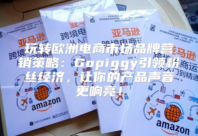 玩转欧洲电商市场品牌营销策略：Gopiggy引领粉丝经济，让你的产品声音更响亮！