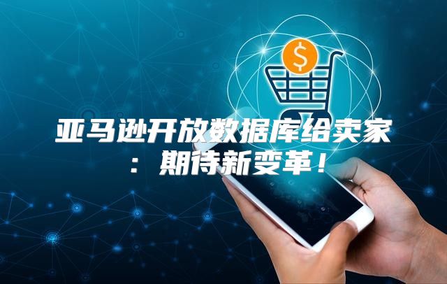 亚马逊开放数据库给卖家：期待新变革！