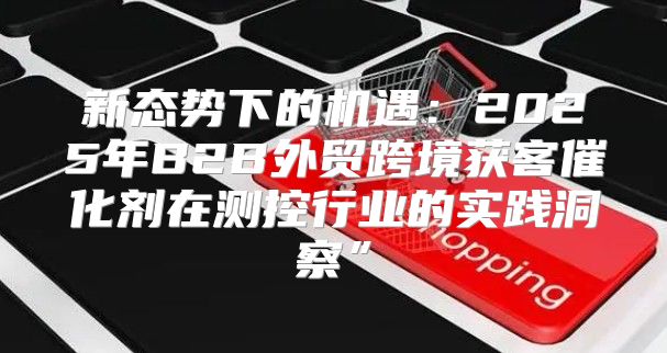 新态势下的机遇：2025年B2B外贸跨境获客催化剂在测控行业的实践洞察”