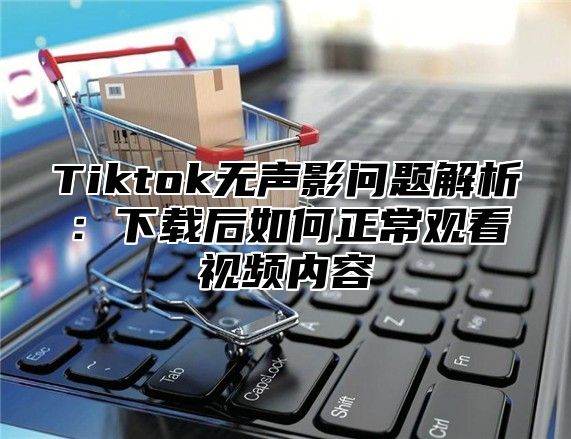 Tiktok无声影问题解析：下载后如何正常观看视频内容