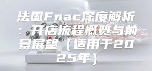 法国Fnac深度解析：开店流程概览与前景展望适用于2025年