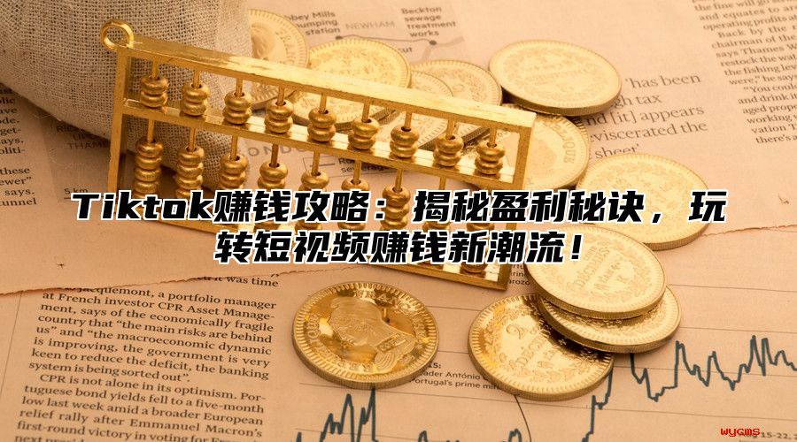 Tiktok赚钱攻略：揭秘盈利秘诀，玩转短视频赚钱新潮流！