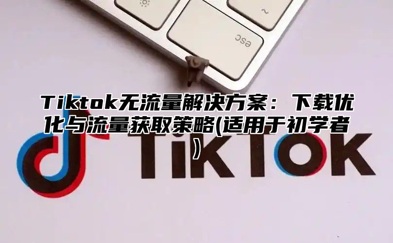Tiktok无流量解决方案：下载优化与流量获取策略(适用于初学者)