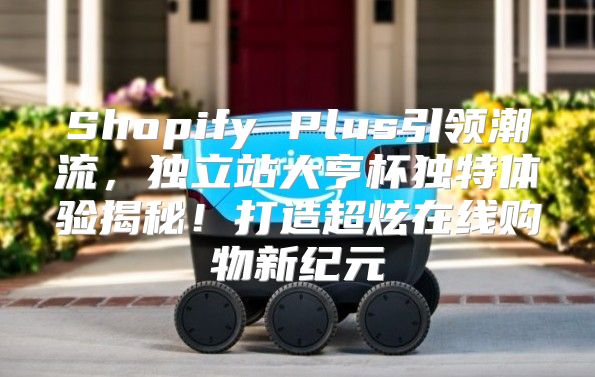 Shopify Plus引领潮流，独立站大亨杯独特体验揭秘！打造超炫在线购物新纪元