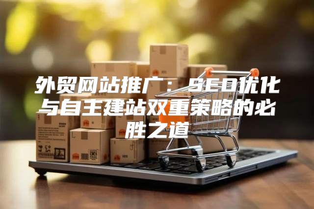 外贸网站推广：SEO优化与自主建站双重策略的必胜之道