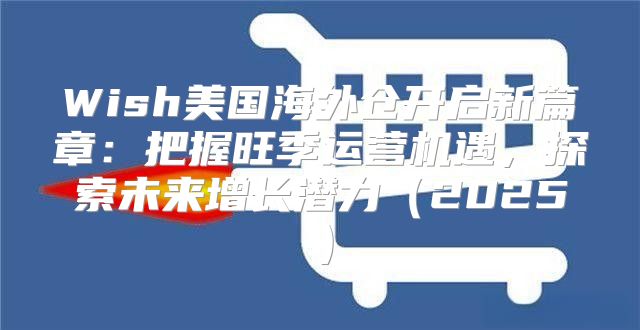 Wish美国海外仓开启新篇章：把握旺季运营机遇，探索未来增长潜力2025