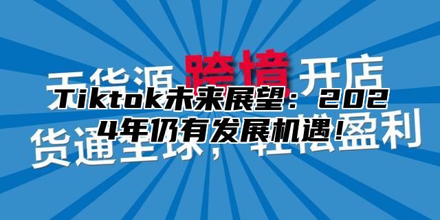 Tiktok未来展望：2025年仍有发展机遇！