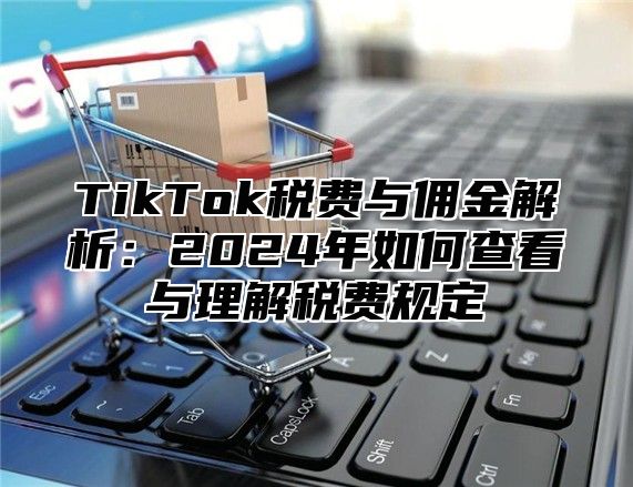 TikTok税费与佣金解析：2025年如何查看与理解税费规定