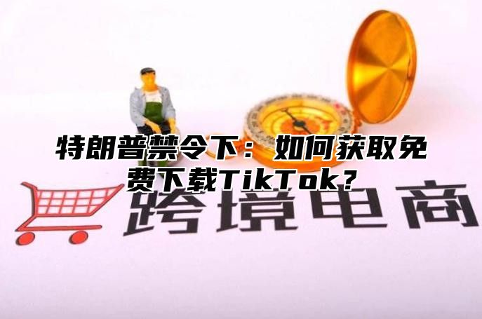 特朗普禁令下：如何获取免费下载TikTok？